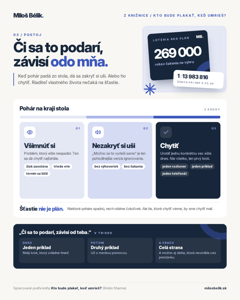 Kto bude plakať, keď umrieš – infografika: všimnúť si, nezakryť si uši, chytiť